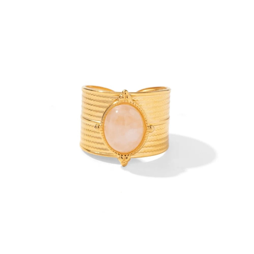 Pink Stone Ring