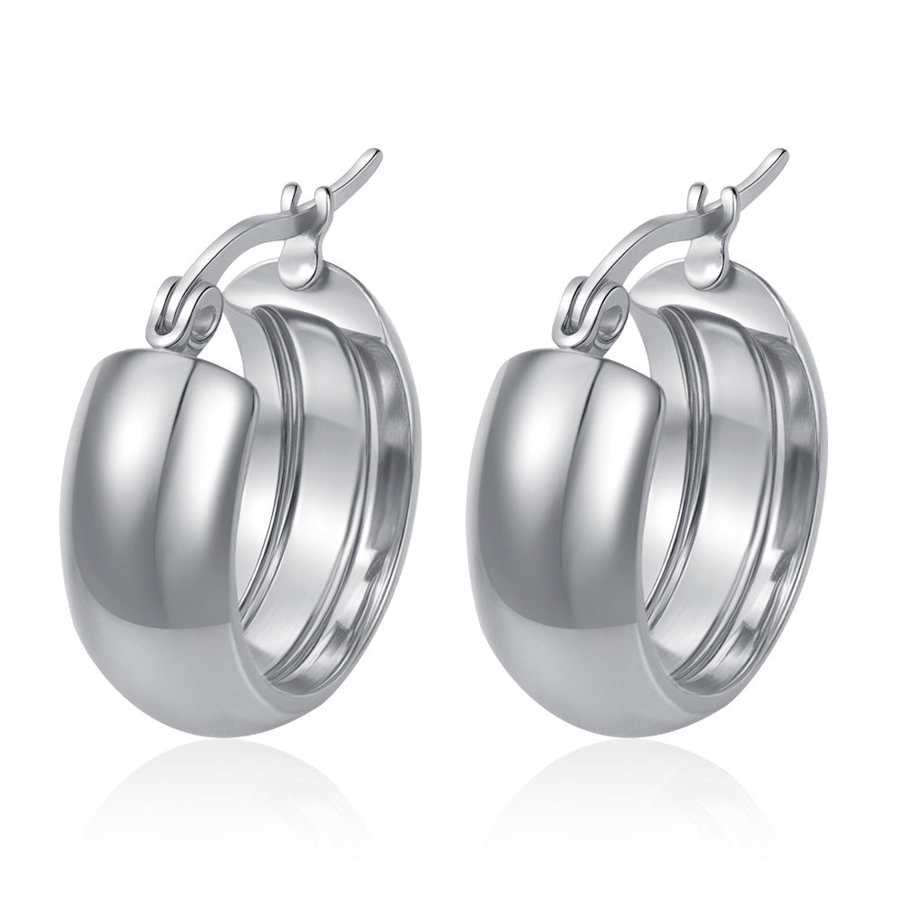 Vintage Gold and Silver Hoop Earrings