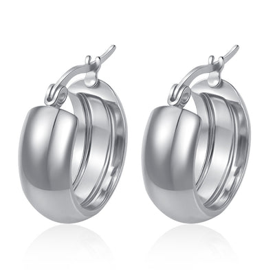 Vintage Gold and Silver Hoop Earrings