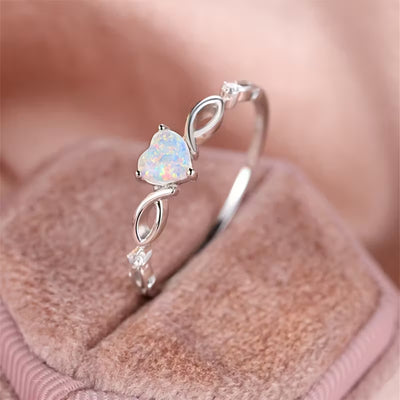 Rose Quartz Leaf Ring