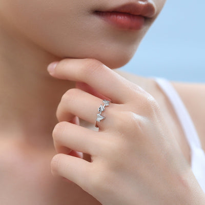 Sycamore Maple Leaf Motif Ring