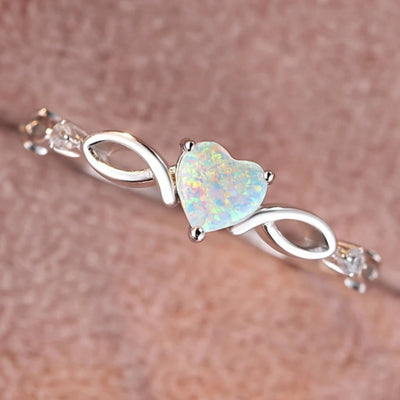 Rose Quartz Leaf Ring