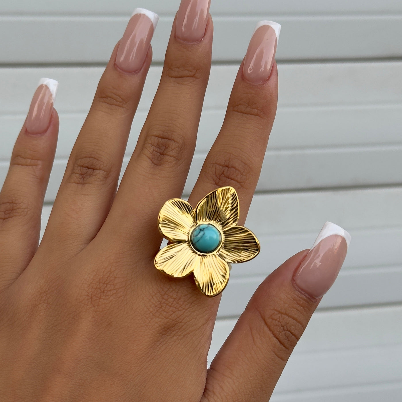 Adjustable Dahlia Flower Ring