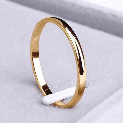 Simple Ring Made of Gold and Silver