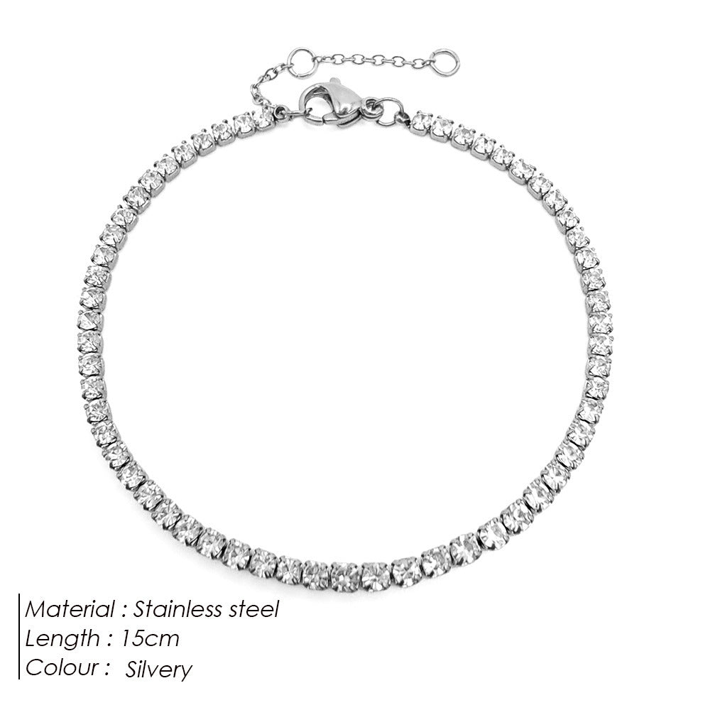 Cordelia Silver Tennis Bracelet