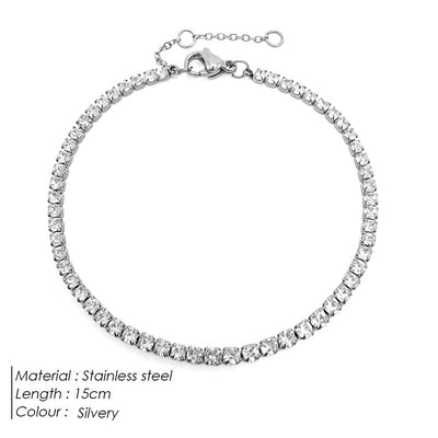 Cordelia Silver Tennis Bracelet