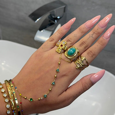 Apatite Chunky Ring