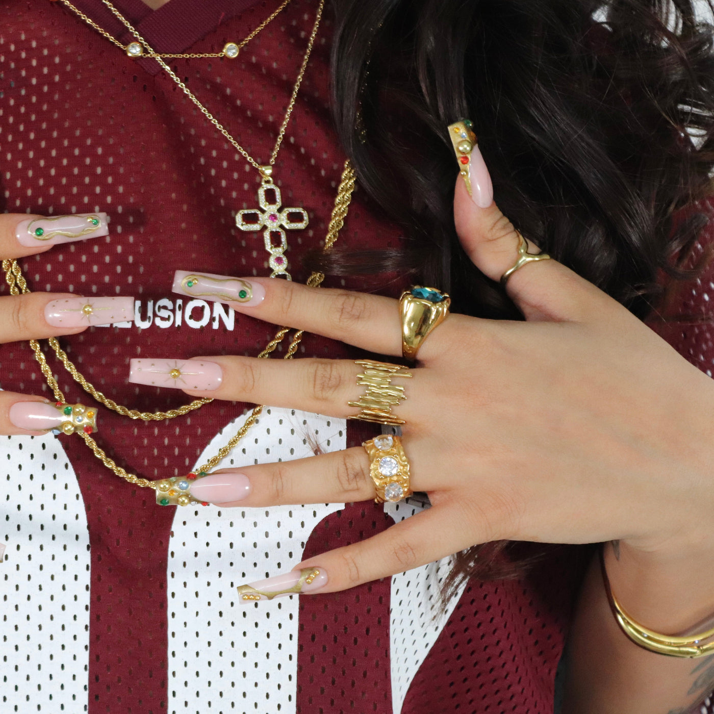 Dripping Textured Ring