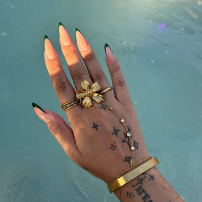 Gold Flower Ring