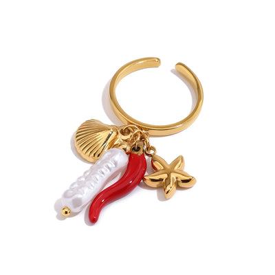 Chilli & Glow Charm Ring