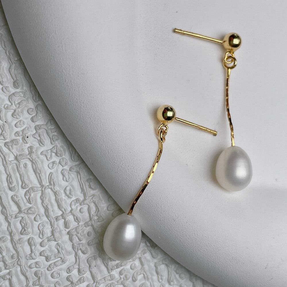 Fresh Pearl Baby Earrings