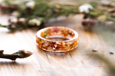 Autumn Resin Ring