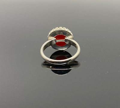 Carnelian Gemstone Ring Autumn Jewelry