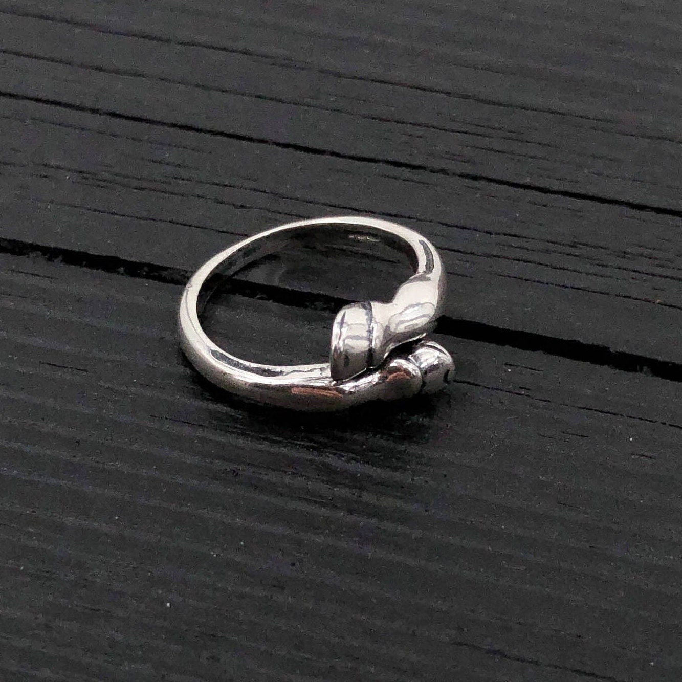 Horse Hoof Ring in Sterling Silver