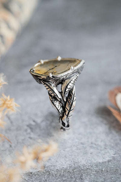 Sonora Dendritic Agate Silver Ring