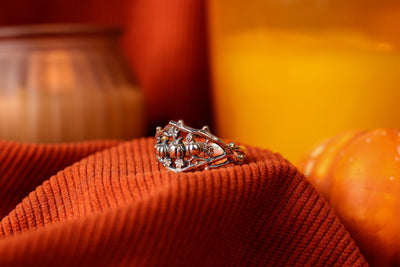 Silver Pumpkin Ring