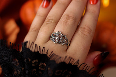 Silver Pumpkin Ring