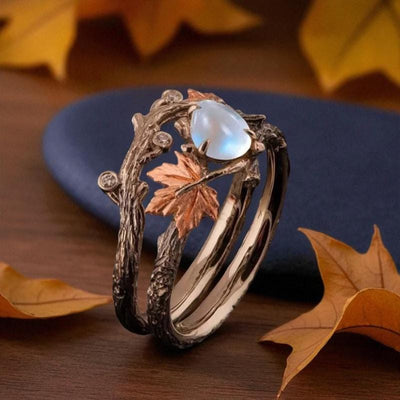 Autumn Maple Leaf Ring