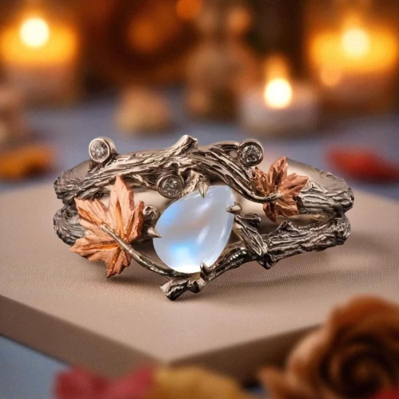 Autumn Maple Leaf Ring