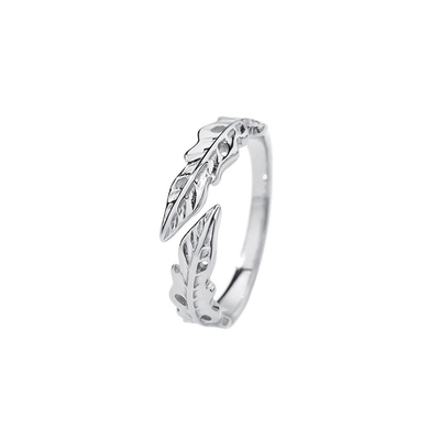 Feather 925 Sterling Silver Ring