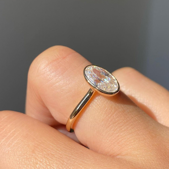 Joy - White Moissanite Ring